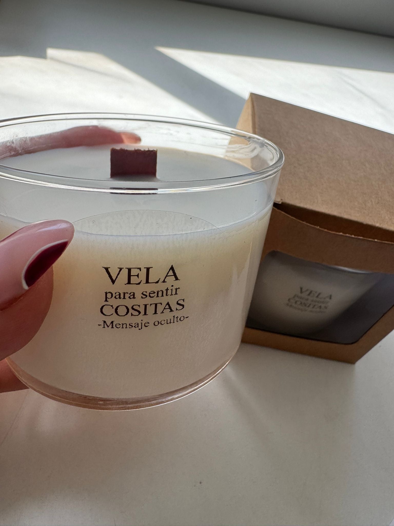 Vela para sentir cositas "Mensaje oculto"