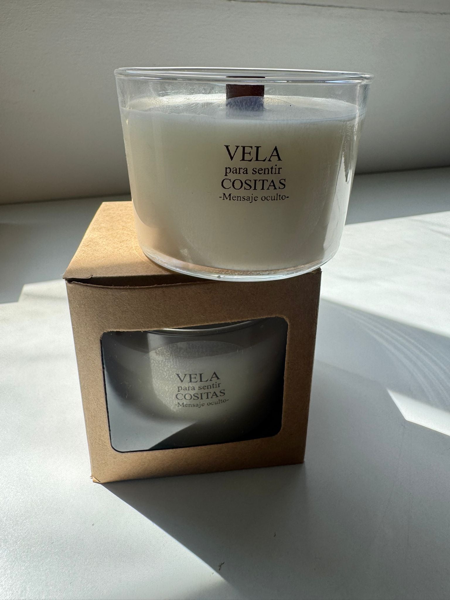 Vela para sentir cositas "Mensaje oculto"